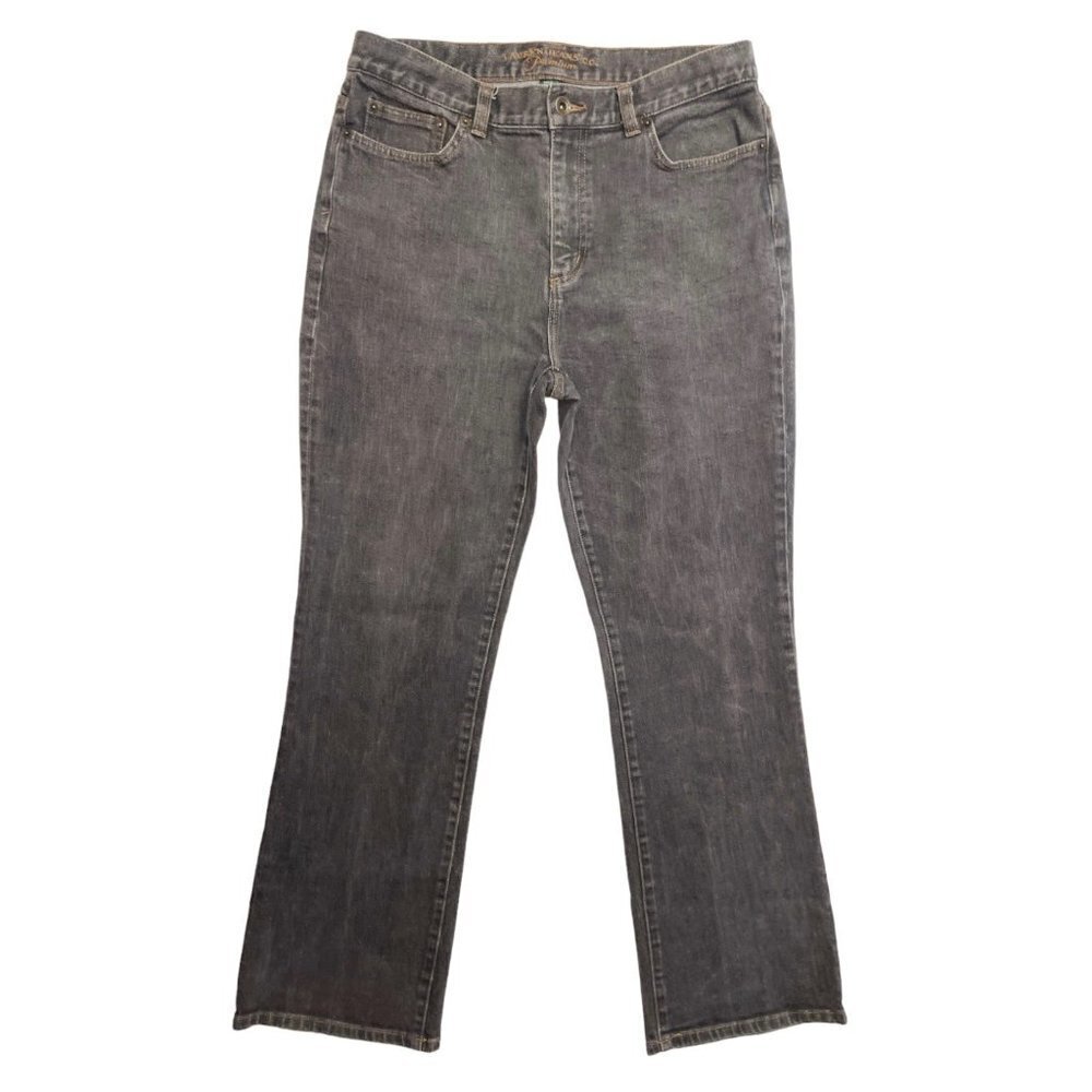 LRL LAUREN by RALPH LAUREN Premium Denim Jeans Women's Size 10 Boot-Cut Mid-Rise